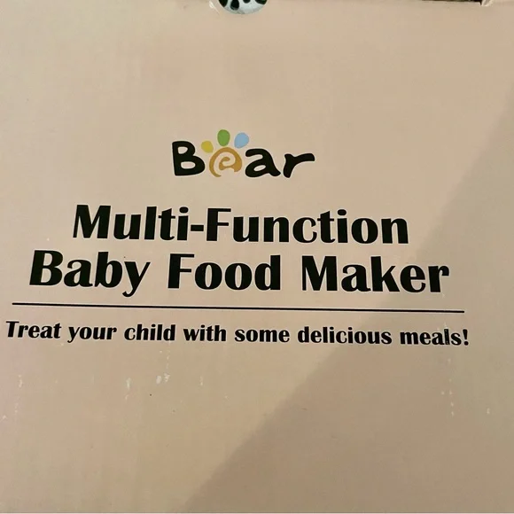 NIB Bear Baby Food Maker Steams & Blends Self Clean NEW IN BOX - Picture 4 of 11